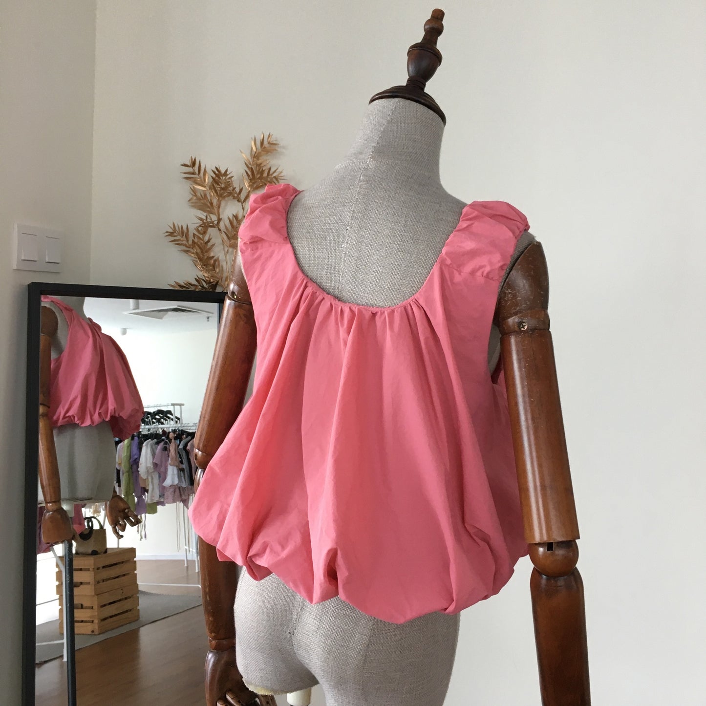 BUBBLE PUFFER TOP